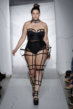 atamponinaglass:  nubise:  cosmopolitanmagazine: &ldquo;I think it’s about time that we represent all women on the catwalk because that is a part of fashion. The way I see it, there’s no wrong way to be a woman.&rdquo; – Denise Bidot, “It’s