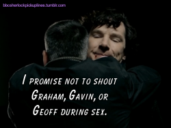 &ldquo;I promise not to shout Graham, Gavin, or Geoff during sex.&rdquo;