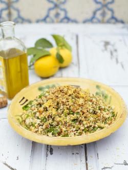 munchcess:Summer salad with garlic, lemon &amp; herbs | by Jamie Oliver