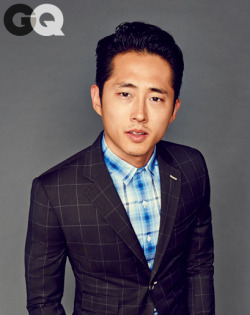 menwear:  Steven Yeun - GQ Magazine - March 2014 Walking Dead Star - ‘Glenn’