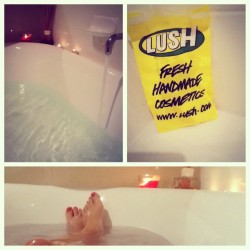 #picstitch Latenight #bubblebath because I can listening to #oldshcool #ponderinglife #dontdroptheipad #yolo #lush #bathbomb #relaxing #takeyourmindoffeverything #candles #satisfied