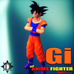  Gi for Anime Fighter is a stylish orange and blue sparing outfit to give  your fighter a great look! This outfit also comes with some &ldquo;Spike  Hair&rdquo; to give that fun &ldquo;I don&rsquo;t care about my hair, let&rsquo;s eat&rdquo; look. The