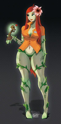 tovio-rogers:  full body commission of poison ivy and groot   &lt; |D’‘‘‘