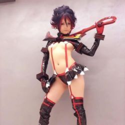 grimphantom:  Grimphantom: Makes you wonder how she or other who cosplay Ryuko would walk and not pop a boob XP  im pretty sure they are pasted on if not&hellip;.well dam~ lol XD