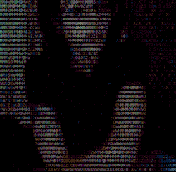 cunninglinguistic:  Absolutely stunning!  I have Ascii-fied the gallery of P I X E L A T E D love songs, who is smoking hot (often literally)!  You can take a hit of her original photos and gifs to your face by clicking here!  She looks sexy on tumblr,
