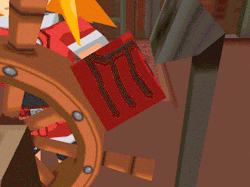 n64thstreet:  Spinning the wheel, Roll style, as seen in Mega Man 64 by Capcom.