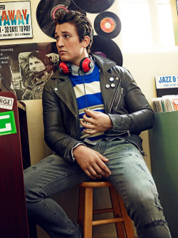 Miles Teller photographed by Dusan Reljin for GQ Magazine