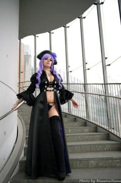sexycosplaygirlsuk:  Cosplayer: Giada Robin Character: Emma Serie: Le Chevalier D’Eon Photographer: Massimiliano Pellegrini http://on.fb.me/XdAW8o 