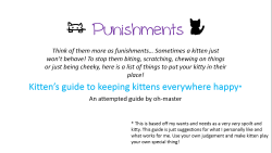 kittensguidetokittenplay:Punishments!!! Sorry if its not great, I made it whilst watching Ferris Bueller’s Day Off :3