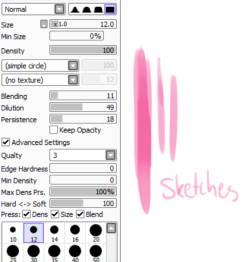 princesspeonyartz:a total of 3 people have asked for my brush settings so hERE THEY ARE 
