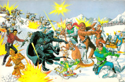 Giant “Empire War” poster from Cracked Magazine, No. 26 (November, 1980). Art by John Severin.