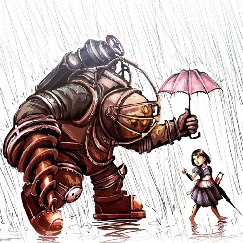 Bioshock big daddy and little sister