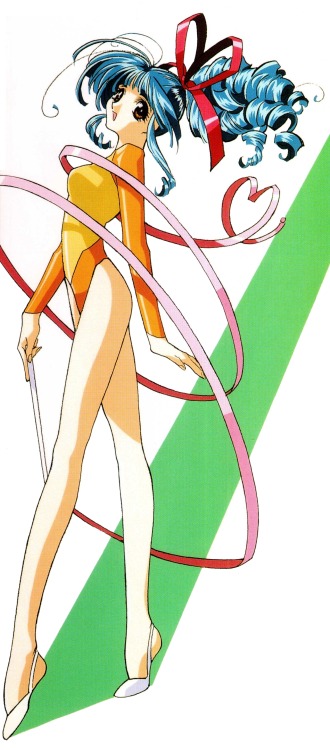 animarchive:    Asuka 120% - illustrations by Atsuko Ishida / Flowery Orange Pekoe artbook, 1998  