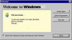 The reconforting messages of Windows 95. A Ballard/McLuhan/Cronenberg odyssey. 