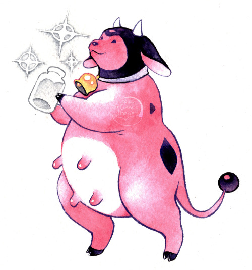gracekraft:Miltank for the Johtodex!I know most people know Miltank and Whitney’s infamous signature pokemon, and with good reason, it’s even more of a beast in Stadium 2. Miltank is one of my all time favorite pokemon, I love how she is simultaneously