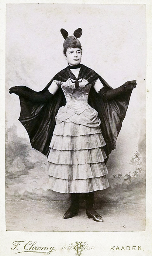 1887 bat costume vintage halloween victorian