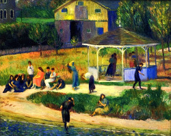 bofransson:  After Bathing/ Vacation Home William James Glackens - 1913 