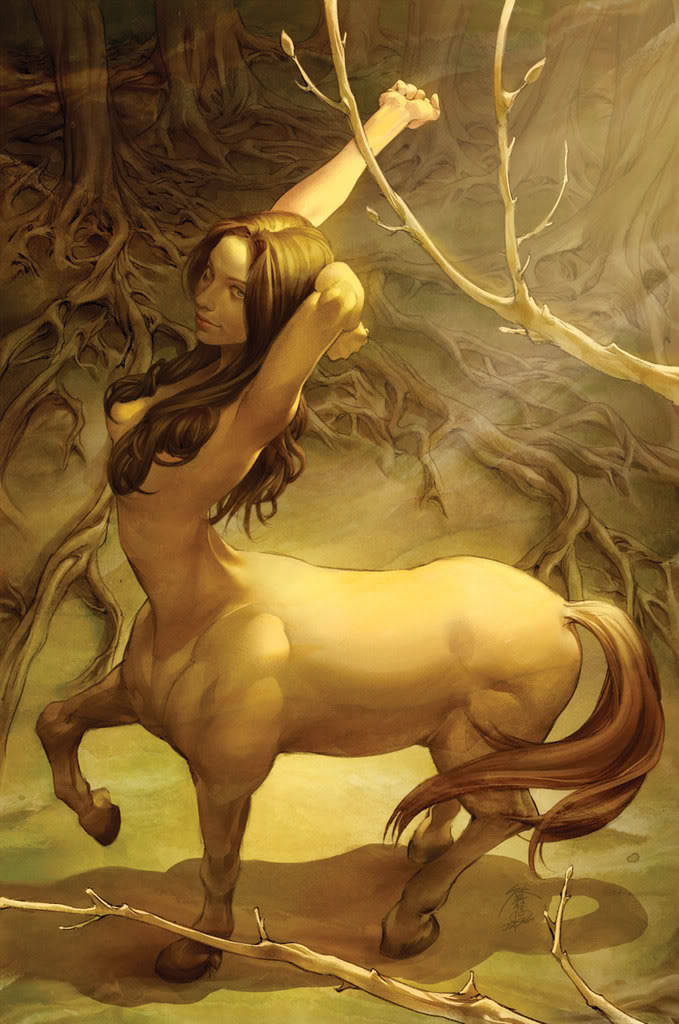 Girl female centaur transformation