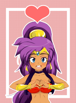 therealstalemeat:  Shantae fan art.Shantae from the Shantae games.&gt;Please Support Me on Patreon&lt;  cutie shantae