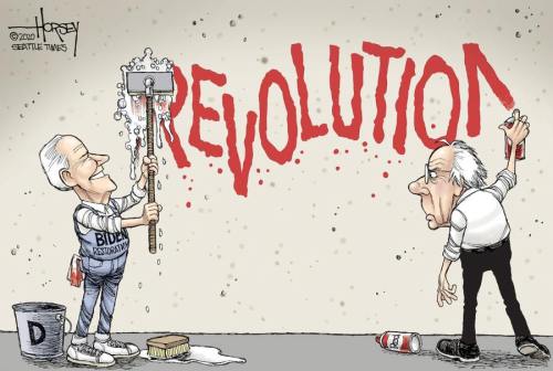 democracy-harmer: Imagine thinking that this cartoon makes Biden look good