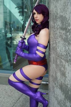 cosplay-galaxy:  Purple Psylocke by Jerikandra 