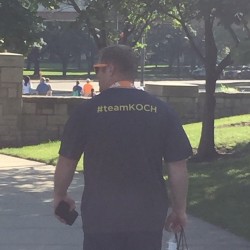 This guy &ldquo;doesn&rsquo;t want to talk about the #SCOTUS ruling&rdquo; yesterday because he was there with coworkers. I already know your position on the issue based on you #teamDOUCHE shirt.
