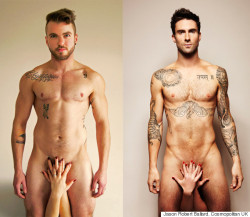 t-r-a-n-s:Transgender Model Has A Powerful Reason For Recreating Racy Adam Levine Nude PortraitTwo photos. Two powerful messages.Four years have passed since Adam Levine stripped down for Cosmopolitan UK, with then-girlfriend Anne Vyalitsyna covering