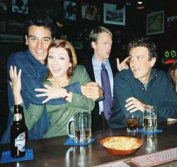  Original photos from the opening of How I Met Your Mother. 