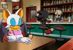 holoska:  For some reason Shadow and Rouge drinking away the troubles of intergalactic war at a space bar is insanely funny to me