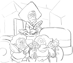 troffie:  Here are some of the drawings I did from the episode “Back to the Kindergarten” from Steven Universe. I really adore this episode, and had a lot of fun drawing the interactions between Peridot, Steven and Amethyst. When you’re going through