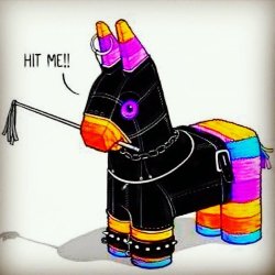 Hit me. #hit #me #piñata #bdsm