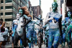 nudism-naturism:  Recap, photos &amp; videos from NYC Body Painting Day 2014!  Hosted by Andy Golub, Craig Tracy &amp; Young Naturists America. It was amazing. 