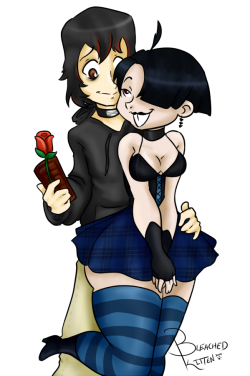 slbtumblng:  Betty and Jake, Love Birds by BleachedKitten  they give me hope and smiles -^ ^- &lt;3