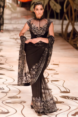 seraphica:  Rohit Bal’s collection for India Bridal Fashion Week - absolutely stunning, and (in my opinion) way more interesting and personal than current western trends. 
