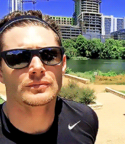 justjensenanddean: Jensen Ackles | “I’m too hot (hot damn)Make a dragon wanna retire”  [x] 
