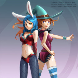  Emma and Wild Bunny Girl. Collaboration with Shimizu Ryu.//Support us for the bonus uncensored versions, erotic stories, and art content. Spider Bondage fun here:https://gumroad.com/l/hZbZThttps://www.patreon.com/stickyscribbles  