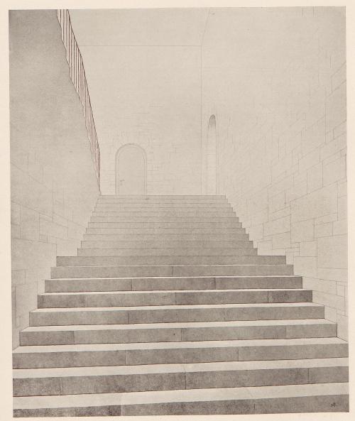 nemfrog:  Staircase. Ink drawing. Heinrich Tessenow. Kunst und Künstler. 1925.Heidelberg University