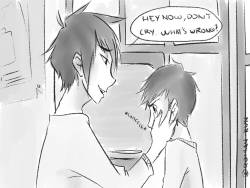 roman-kun:  Ageswap!Hidashi - So one night, Hiro heard Tadashi crying in his bed. Being slightly bro-con, he went to check on his little bro and…things progress from there. Btw, Hiro transferred Tadashi to his bed.  WHY TUMBLR WHY WHY MUST YOU HAVE
