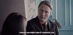 gatissed:“You have to sleep in your own bed.” {Hannibal, s01e04}