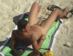 mendoitbetter:  I love a big “nude beach” boner.