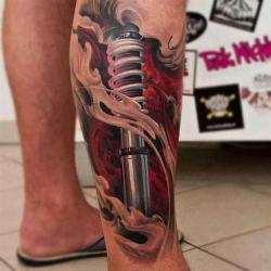 tattoosforguys:  Biomechanical tattoos are cool and awesome to look at. Check out these 72 awesome biomechanical tattoos ideas. #70 is my favorite! Read more: 72 Awesome Biomechanical Tattoos Ideasimage credit: www.facebook.com