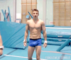 famousmeat:  Shirtless gymnast Sam Oldham bulges in underwear for the Olympics 