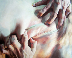 erraticerotica:   Cara Thayer and Louie Van Patten - “Confrontational Paintings of Intimacy” 