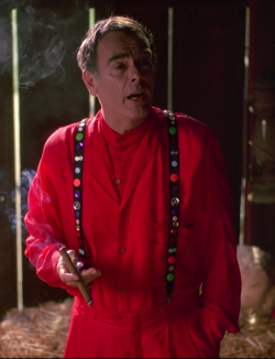 atopfourthwall:  ch78productions:futurefashionsfromthepast:Button suspenders all the rage in 1999Along with ALL THE RED.  &ldquo;See Al over there? He has 47 pieces of flare.&rdquo;