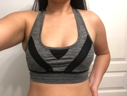 I really like this sports bra mom got me. Also, I’m on the verge of being flat chested for this weight loss