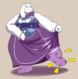 kazecat: Those sure are some scandalous socks. ;)  I had a fantastic time playing undertale and wanted to do some fan art like everyone else has been doing.  Toriel © toby fox  OMG CUTIES!!!