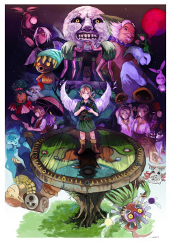 glass-frontier: Updated this piece !For a Majora’s Mask art book that I have planned  