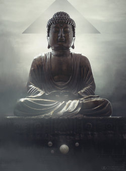 cinemagorgeous:    Buddha Nirvana by artist Tierno Beauregard.