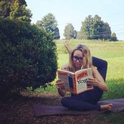 thewiseyogi:  day 5 of yoga girl challenge: break a bad habit  Habits are part of human nature. I have a bad habit of indulging in technology and letting my books collect dust on the shelves. I’m going to make the conscious effort use my time more wisely