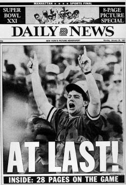 BACK IN THE DAY |1/25/87| NY Giants beat the Denver Broncos, 39-20 to win Superbowl XXI